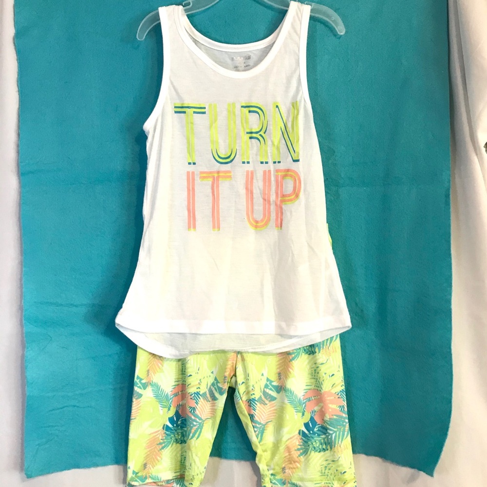 NWT Girls Tank and Shorts Set 14/16